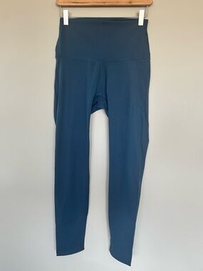 High-Waist Navy Leggings